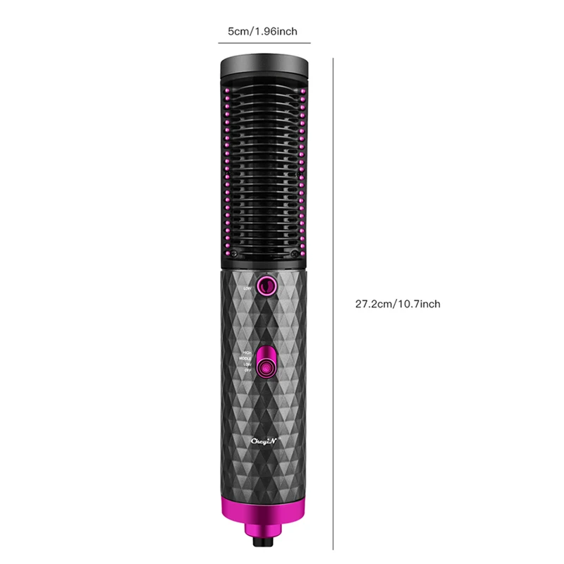 

Multifunction Hot Air Brush Professional Electric Hair Dryer Low Noise Hair Curling Roller Wet Dry Hair Straightening Iron Comb