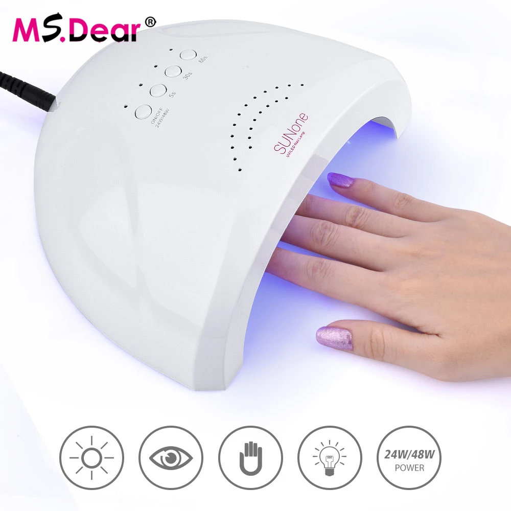 

48W Professional LED UV Nail Lamp for Nail Gel Polish LED Nail Light Nail Dryer UV Lamp Ship From Russian Warehouse