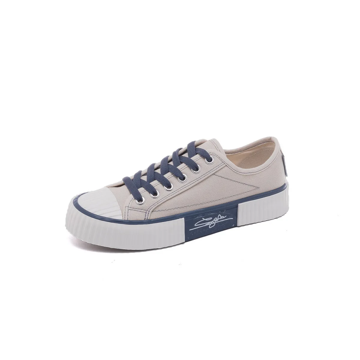 

Women's autumn 2020 low-top flat canvas shoes female students Korean casual all-match sports shoes