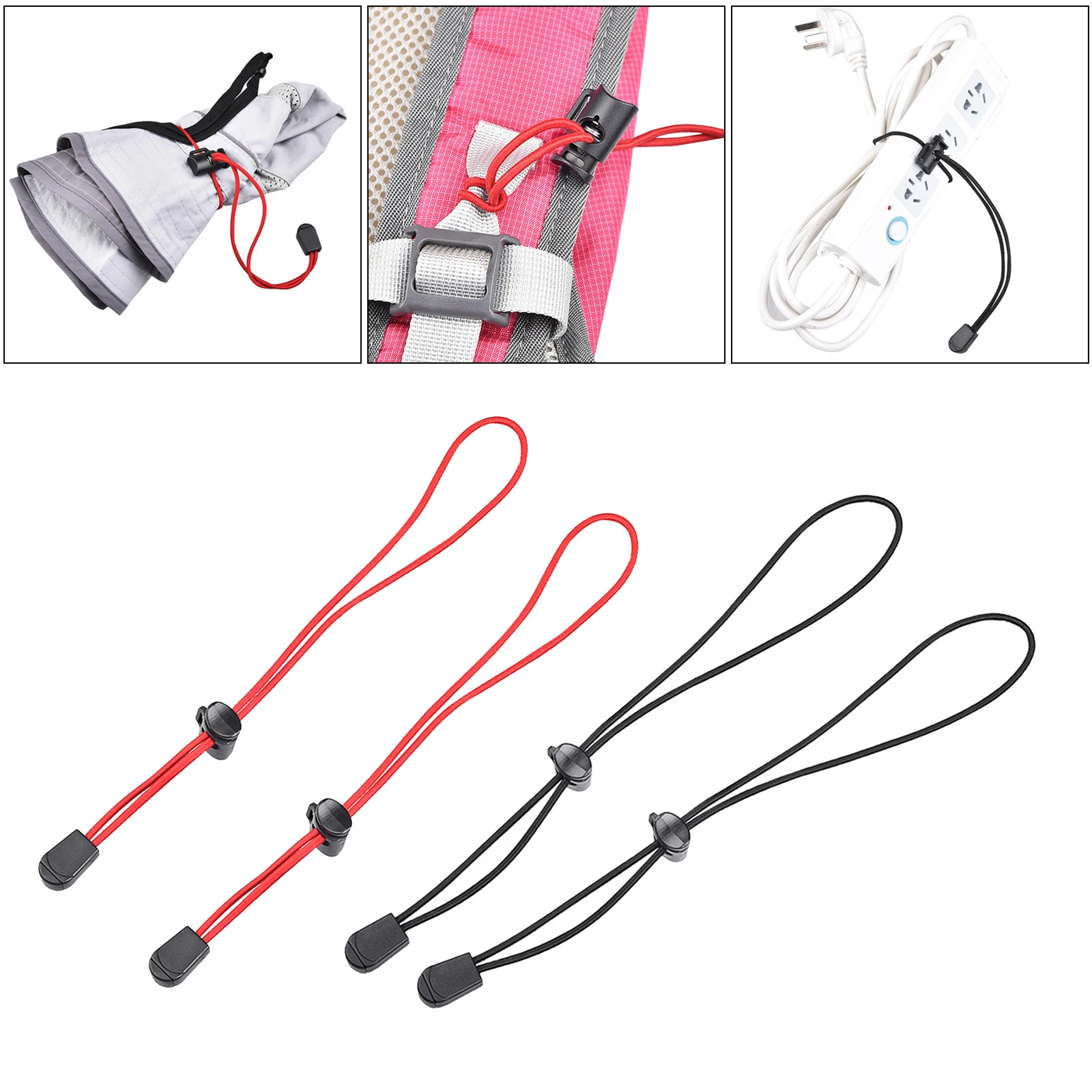 2 шт. Регулируемый прочный эластичный шнур 26 см кемпинг Пеший Туризм палки для