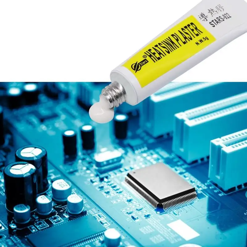 

Thermal Conductive Adhesive Heatsink Plaster Plaster Paste Compound Cooling Paste Grease Strong For Heat Sink Thermal Glue U4V1