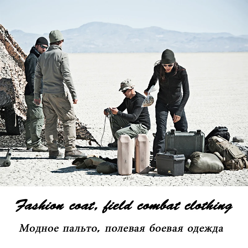 2019 Autumn Winter Thickened Tad Shark Skin Soft Shell Outdoor Warm Liner Fleece Jacket Men's Cold Jacket Hooded Coat Warm Coats