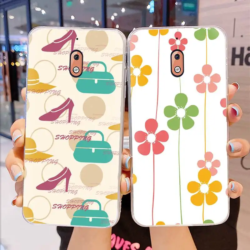Новый силиконовый чехол для телефона Nokia 2 1 аниме противоударный праздничный