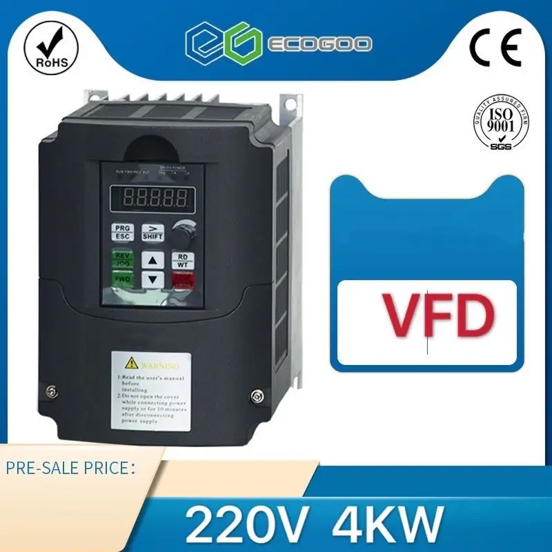 Для России CE 220v 1.5 кВт/2 2/4kw 1 фазный вход и 3 фазы выходного преобразователь