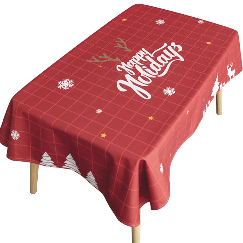 

Водонепроницаемая скатерть 2022 Рождественская серия Nordic style