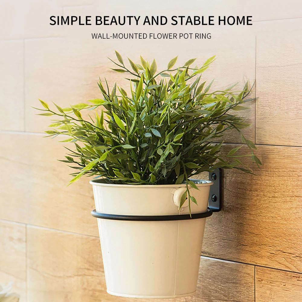 3 шт. настенное крепление цветочный горшок кольцо для посадки на балконе стеллаж
