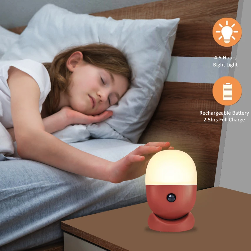 Беспроводной светодиодный ночник настенный светильник USB аккумулятор коридор