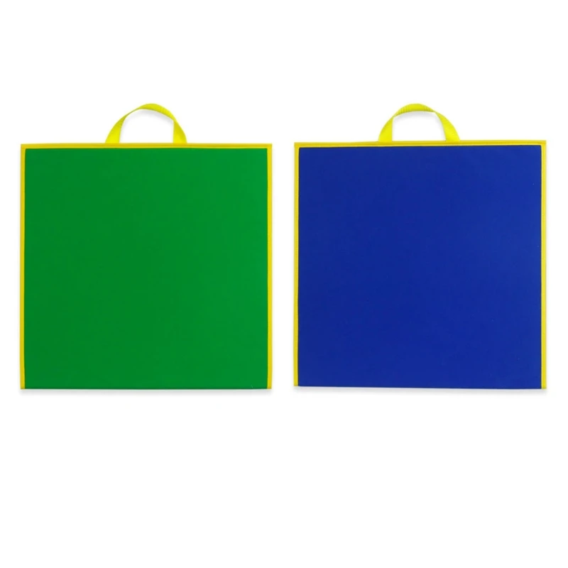 

Classroom Aids Foldable Board Green/Black Felt Letter Board 17.12x17.32'' Polyester Freestanding Message Felt Board 97BC