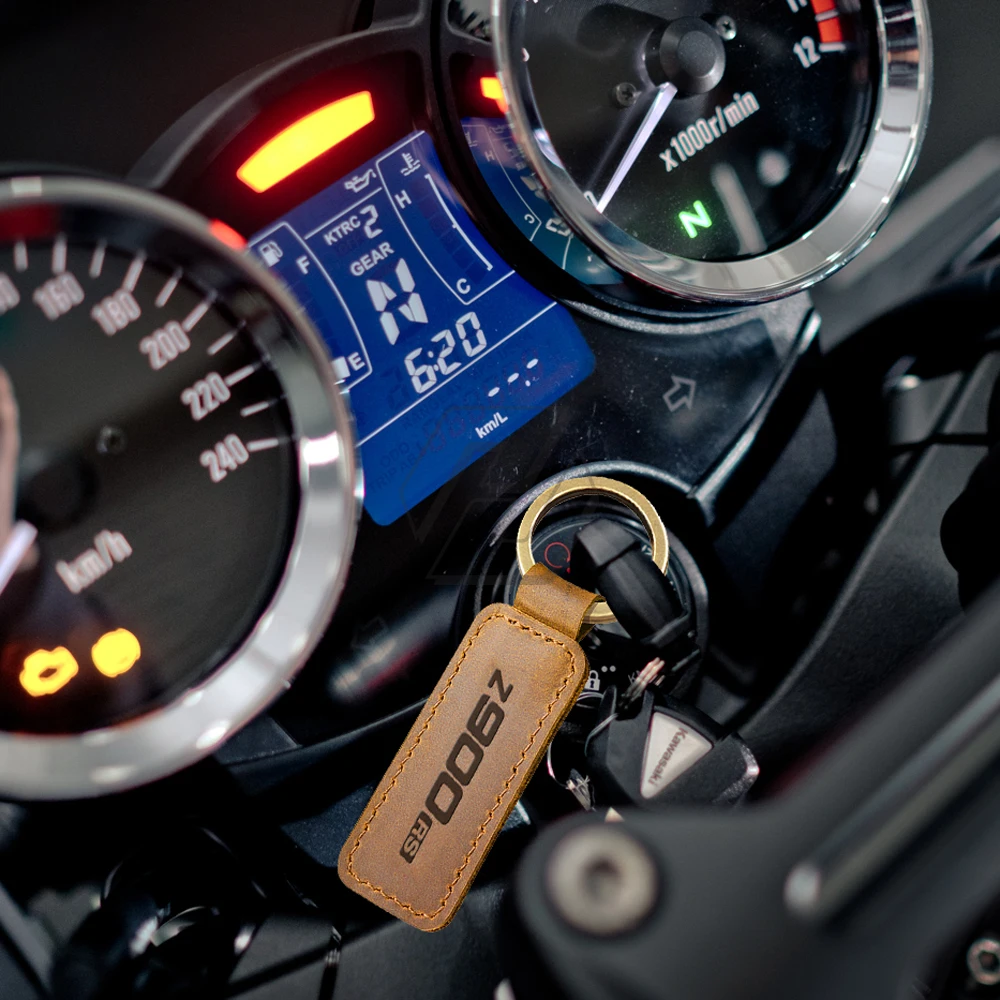 Брелок из воловьей кожи для Kawasaki Z900RS Cafe Z900 RS
