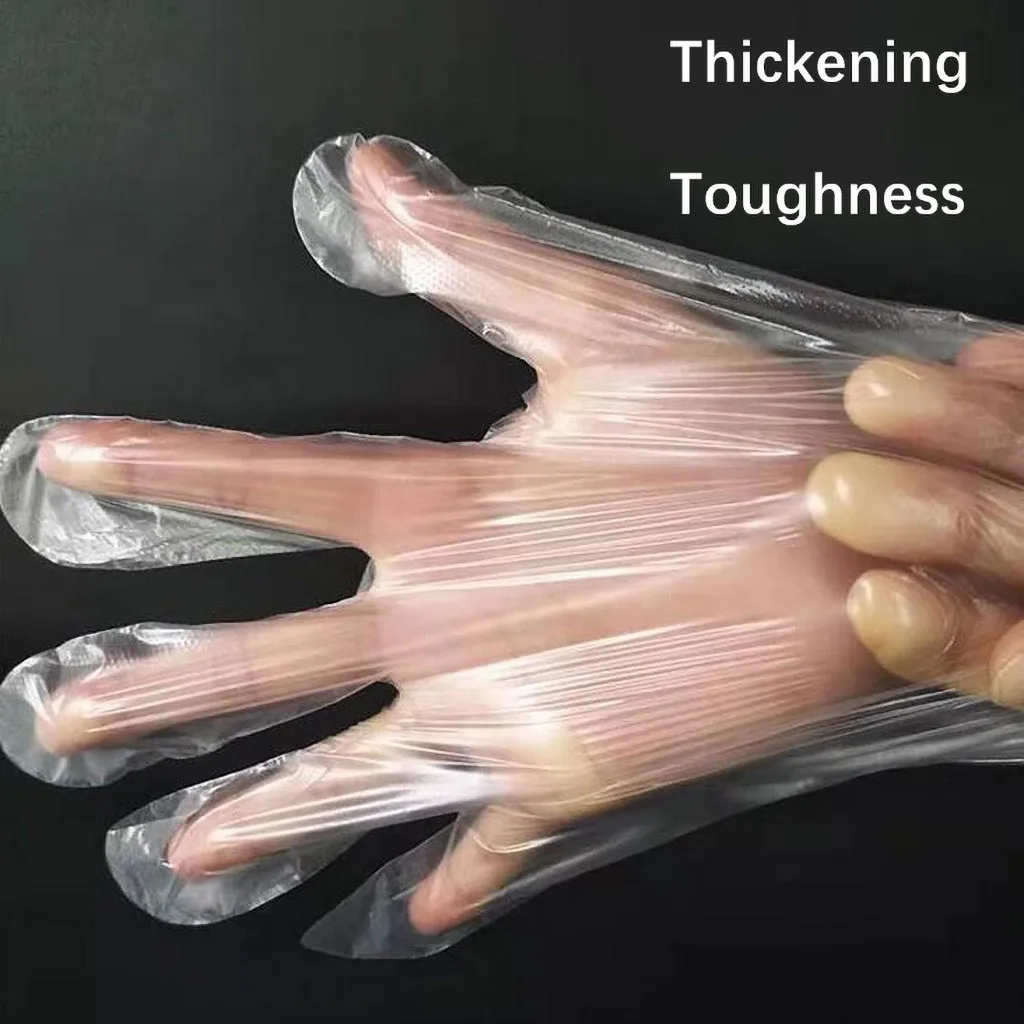 Перчатки Латексные Guantes Desechables 100 шт пластиковые прозрачные одноразовые перчатки