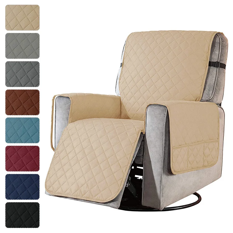 

Чехол для кресла, защитный нескользящий моющийся чехол для дивана с боковым карманом, кресла