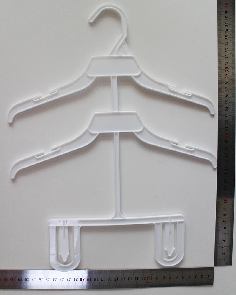 10 шт. белые пластиковые вешалки для детской одежды работающий от руки Костюмы