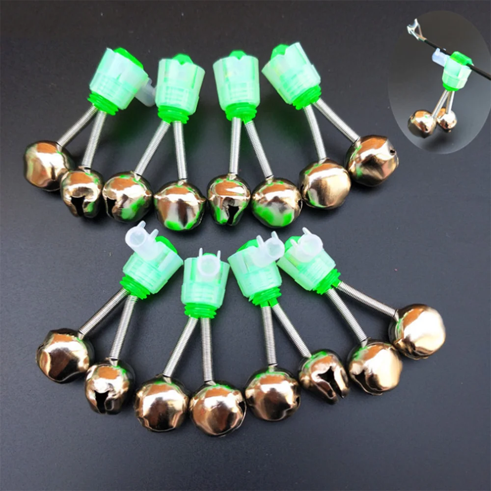 5 шт. удочка колокольчики сигнализаторы для укуса зажим зажима кольца приманки