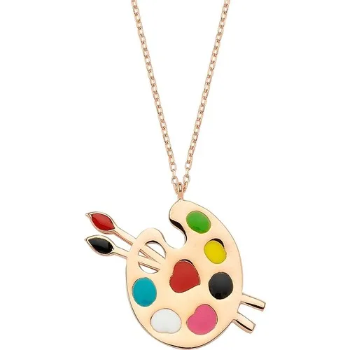 

Birthday Gift Pallet Necklace Silver Necklace Valentine Gift 2021 Fashion