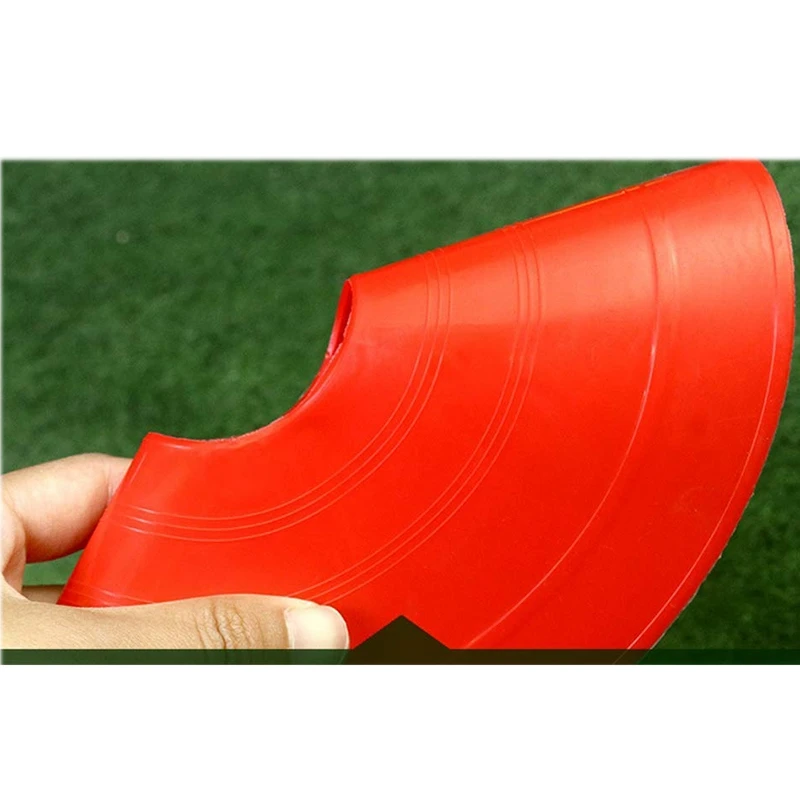 Disc Cones (Set of 50) Agility Training Soccer with Carry Bag and Holder for Football Basketball Sports Field Cone Markers | Спорт и