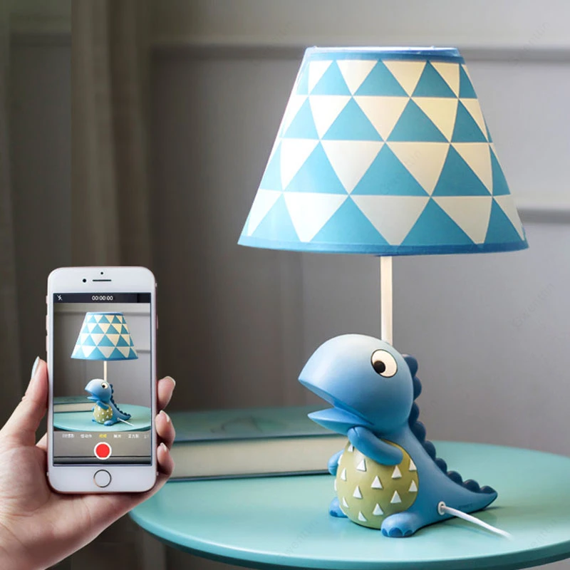 Настольные лампы с рисунком динозавра для спальни детская комната мальчиков