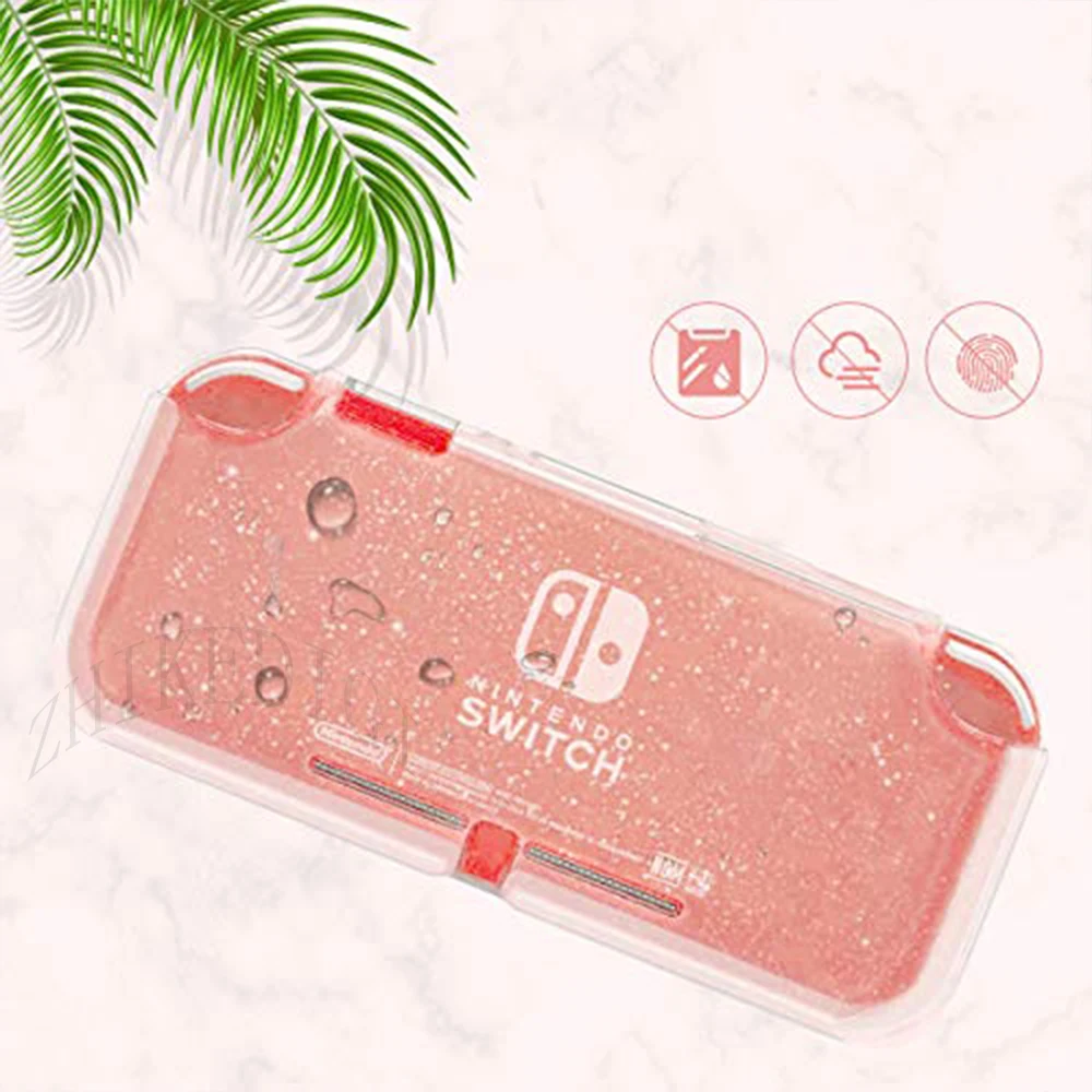 Защитный прозрачный чехол совместимый с Nintendo Switch Lite Crtstal Блестящий сверкающий