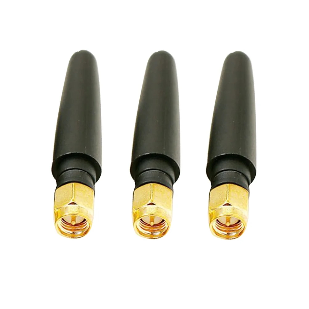 

100pcs2.4G 3dBi 5CM antenna Mini short sleeve antenna SMA Male Rubber small antenna WIFI Bluetooth Router IPEX Extention antenna