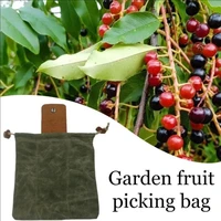canvas fruit picking bag home gardening supplies portable folding outdoor garden jungle fruit picking bag storage bag