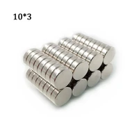 1020304050 pcs 10x3 mm round ndfeb neodymium magnet n35 super strong powerful magnets small imanes permanent magnetic disc