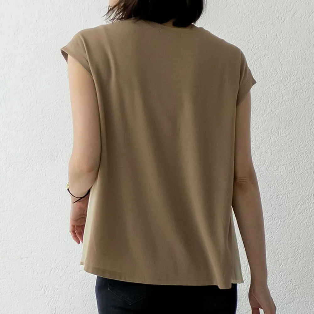 2020 корейская мода новый женский шифоновый плиссированный топ повседневный