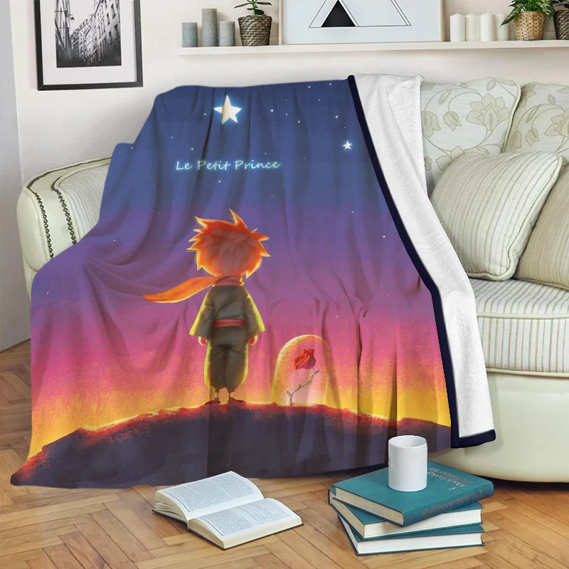 

3 Size Le Petit Prince Blanket High Quality Flannel Warm Soft Plush on The Sofa Bed Blanket Suitable