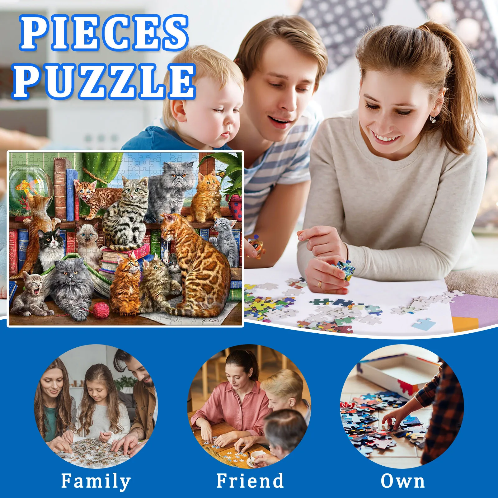 

Hot Selling Adults Puzzles 1000 Piece Large Puzzle Game Interesting Toys Personalized Birthday Present Juguetes Para Nios Jouet