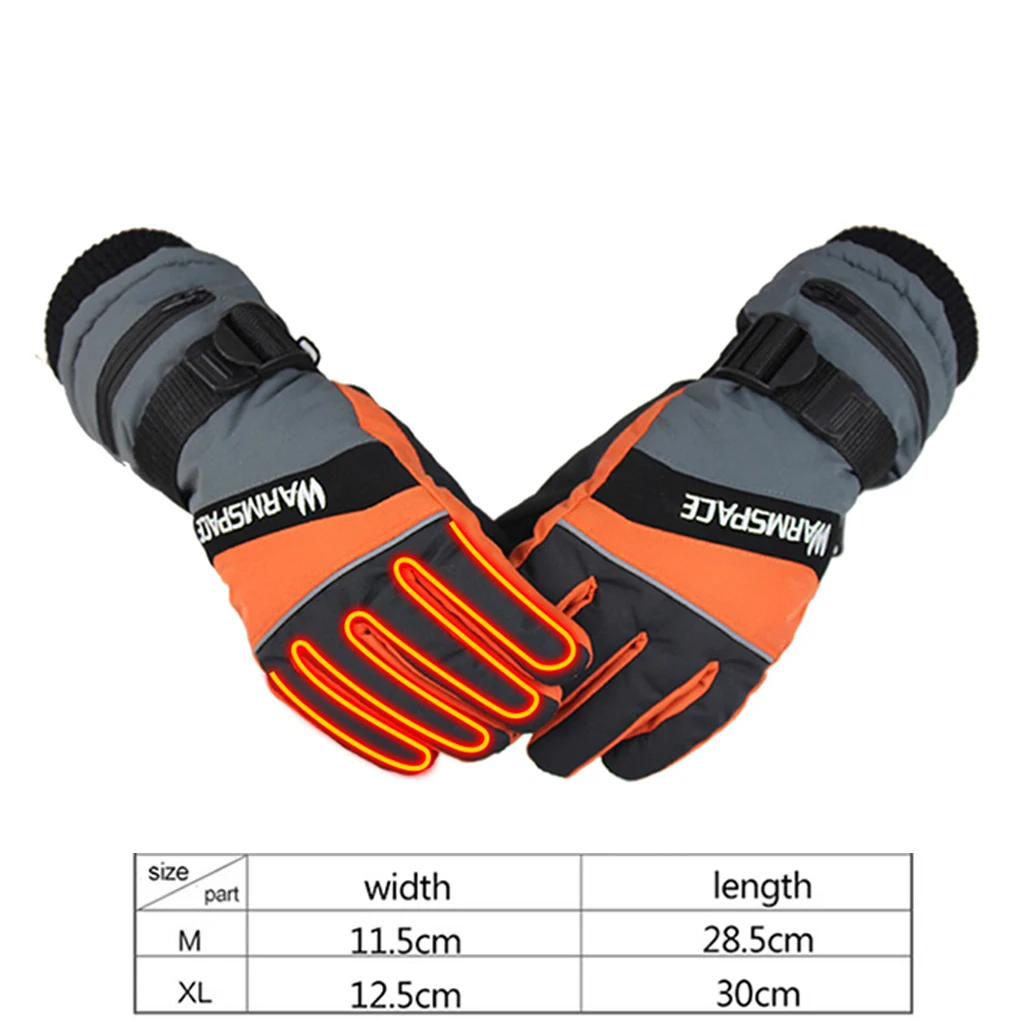 

1 Pair Women Men USB Hand Warmer Rechargeable Heated Gloves Constant Temperature Warm Gloves US/EU Plug