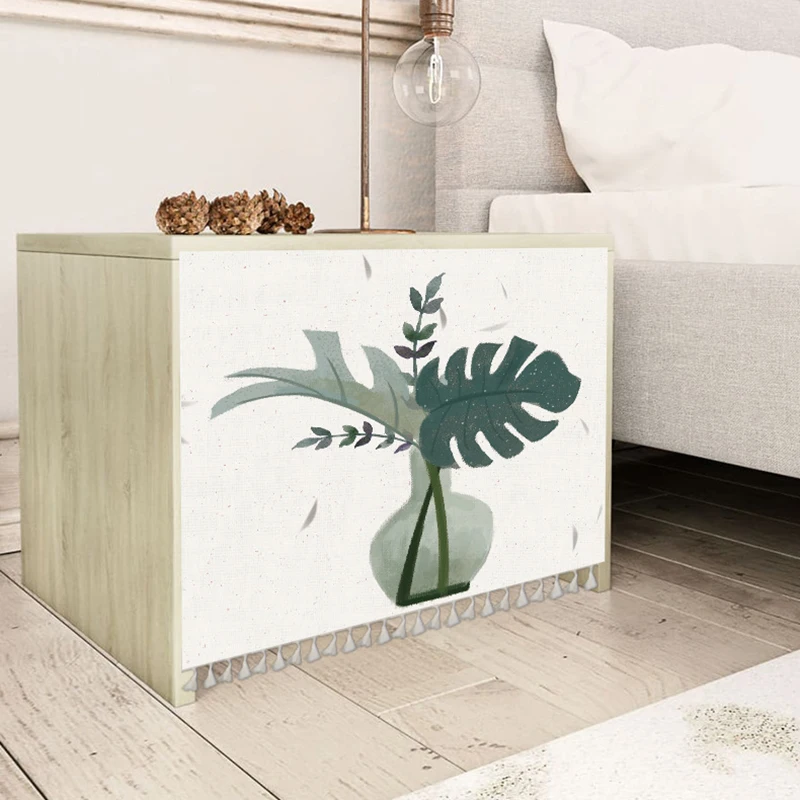 Короткие декоративные занавески в скандинавском стиле разделительные шторы с