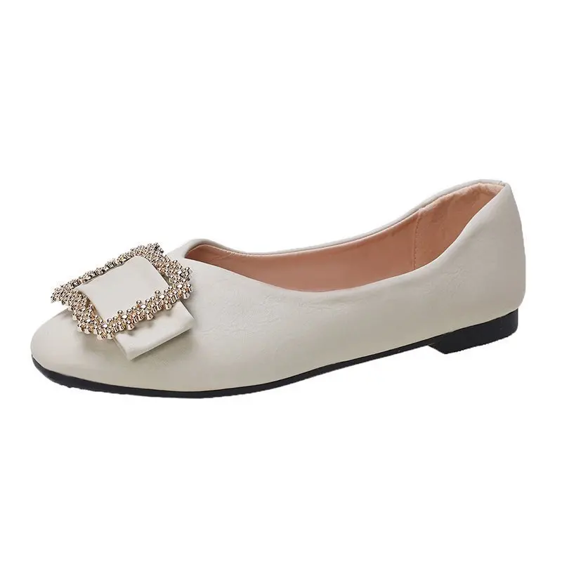 

Fashion Women Shoes Large Size Woman Flats Spring Autumn Loafers Slip On Lady Shallow Single Shoes Ballerina Shoe Zapatos Mujer