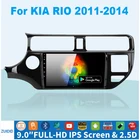 Автомагнитола 2 Din на Android 10 для KIA K3 RIO 2011-2015, мультимедийный видеоплеер с GPS, 2 Din, Wi-Fi, Carplay, автомобильные динамики с DVD