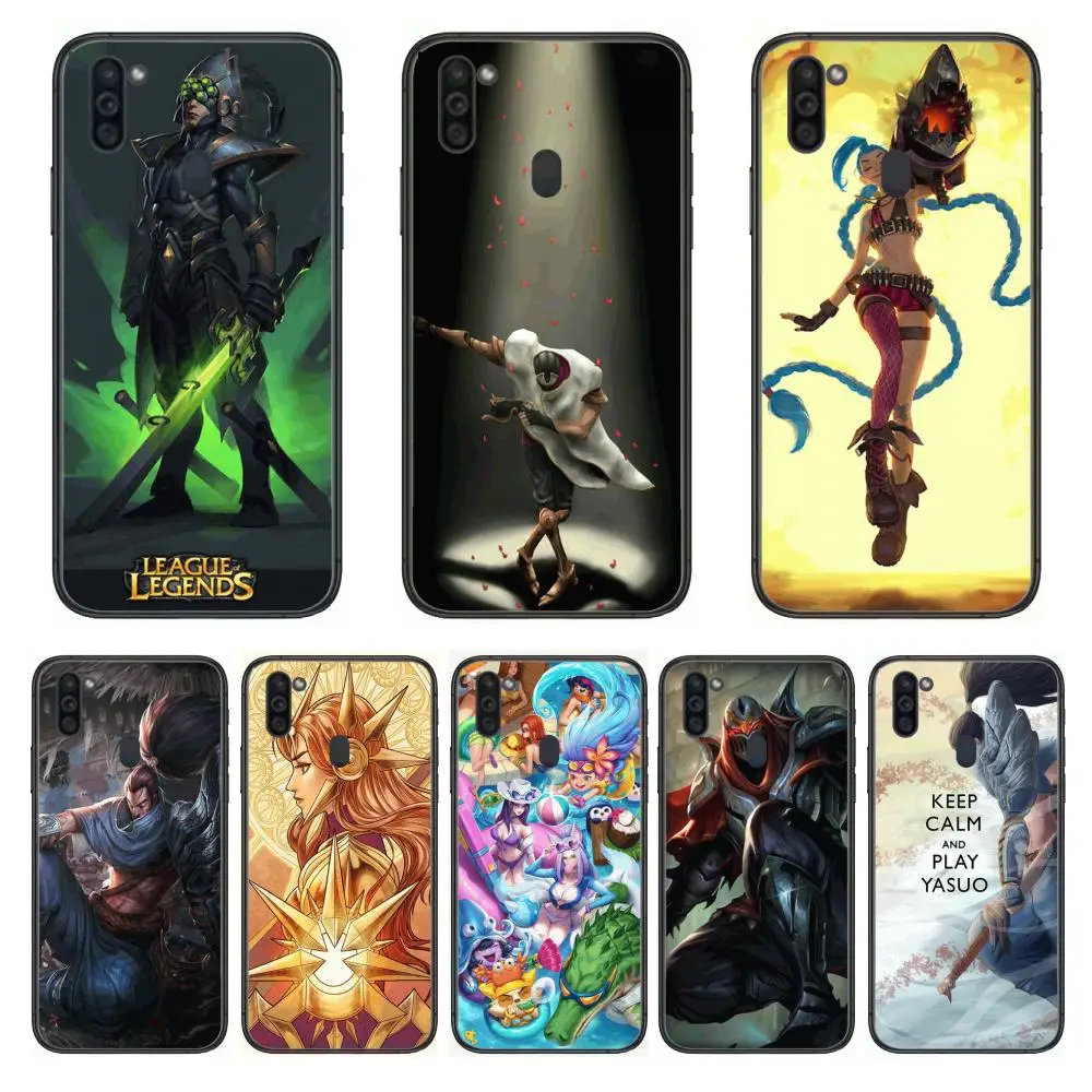 

Game LOL Wallpaper Mobile Phone Case Hull For Samsung Galaxy M 10 20 21 31 30 60S 31S Black Shell Art Cell Cover TPU