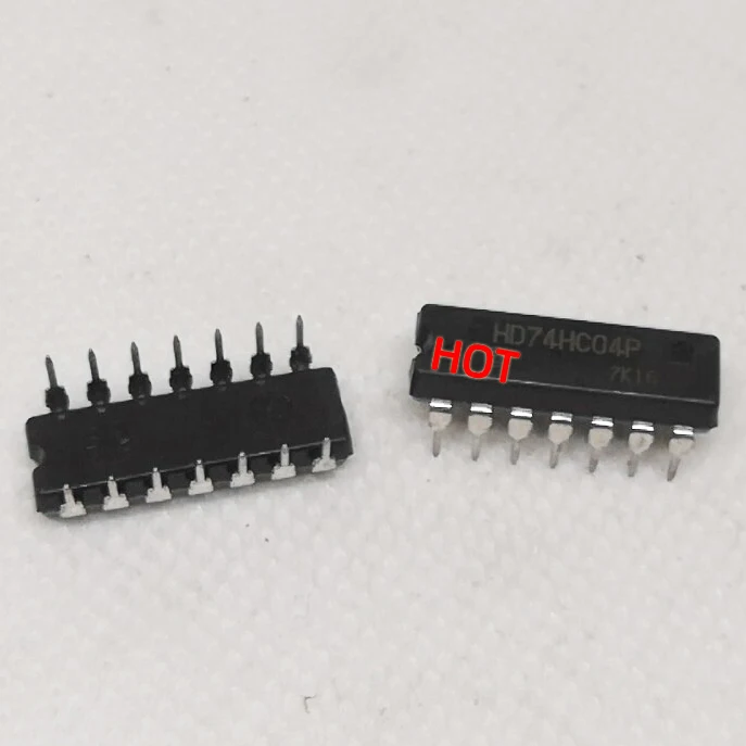 20 шт. в партии HD74HC04P DIP14 100%, nuevo, оригинал 20 шт. в партии HD74HC04P DIP14 100%, nuevo, оригинал
