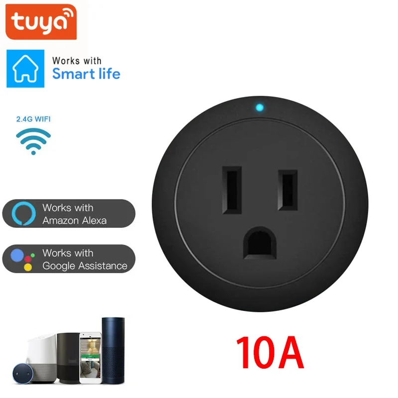 

Smart Plug США Wi-Fi розетка 10A адаптера переменного тока умный дом удаленного Управление розетка таймер разъем для Alexa Echo Google Home