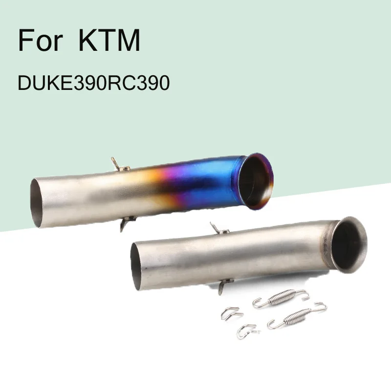 

For KTM390 DUKE390RC390 Exhaust Middle Section Stainless Steel Middle Section Modified Exhaust Pipe Fittings