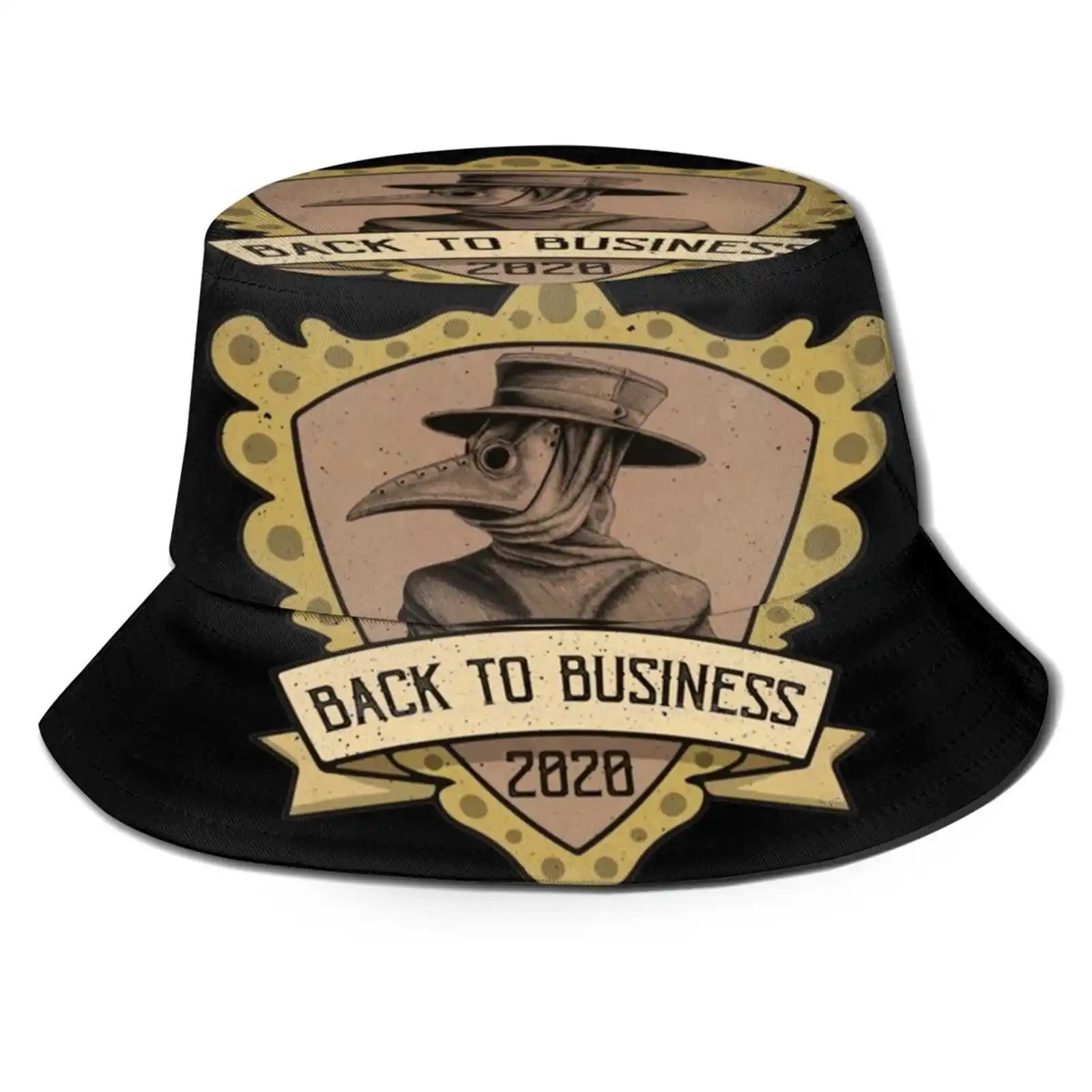 

Дорожные Панамы с принтом «назад в бизнес», с принтом «Чума»