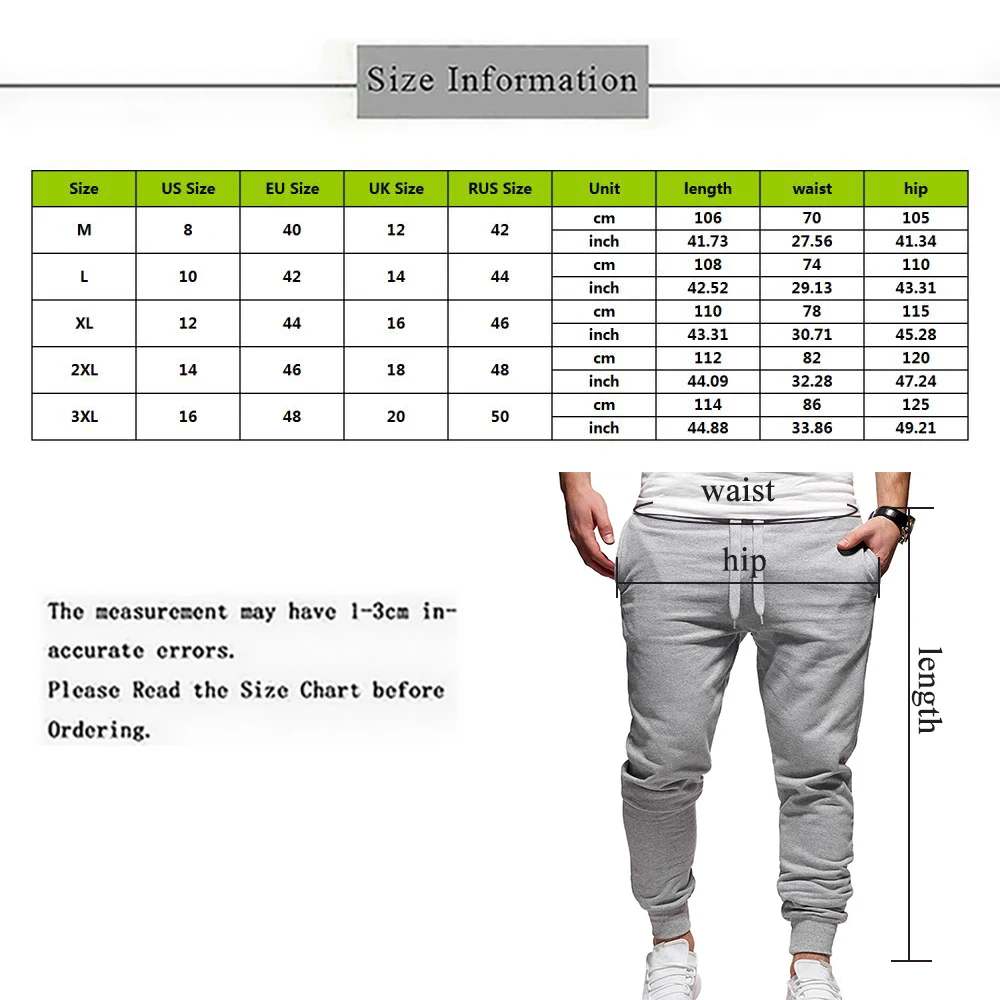 

SHUJIN Men's Loose Sweatpants Drawstring Casual Pants Sportswear Gymwear Solid Joggers Trousers Cotton Long Mens Pants 2020