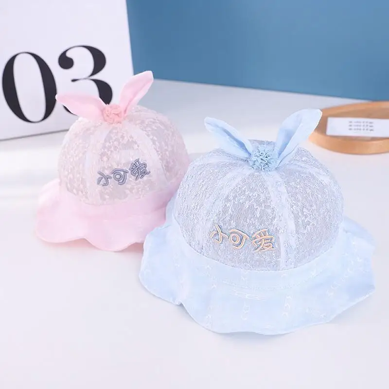 

LDSLYJR 2021Summer Small lovely embroidery Bucket Hat Fisherman Hat outdoor travel hat Sun Cap Hats for child boy and girl 37