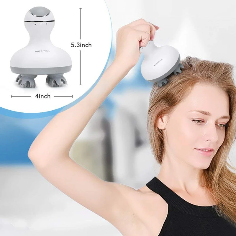 Умный 4d массажер для головы Электрический точки давления снятия стресса