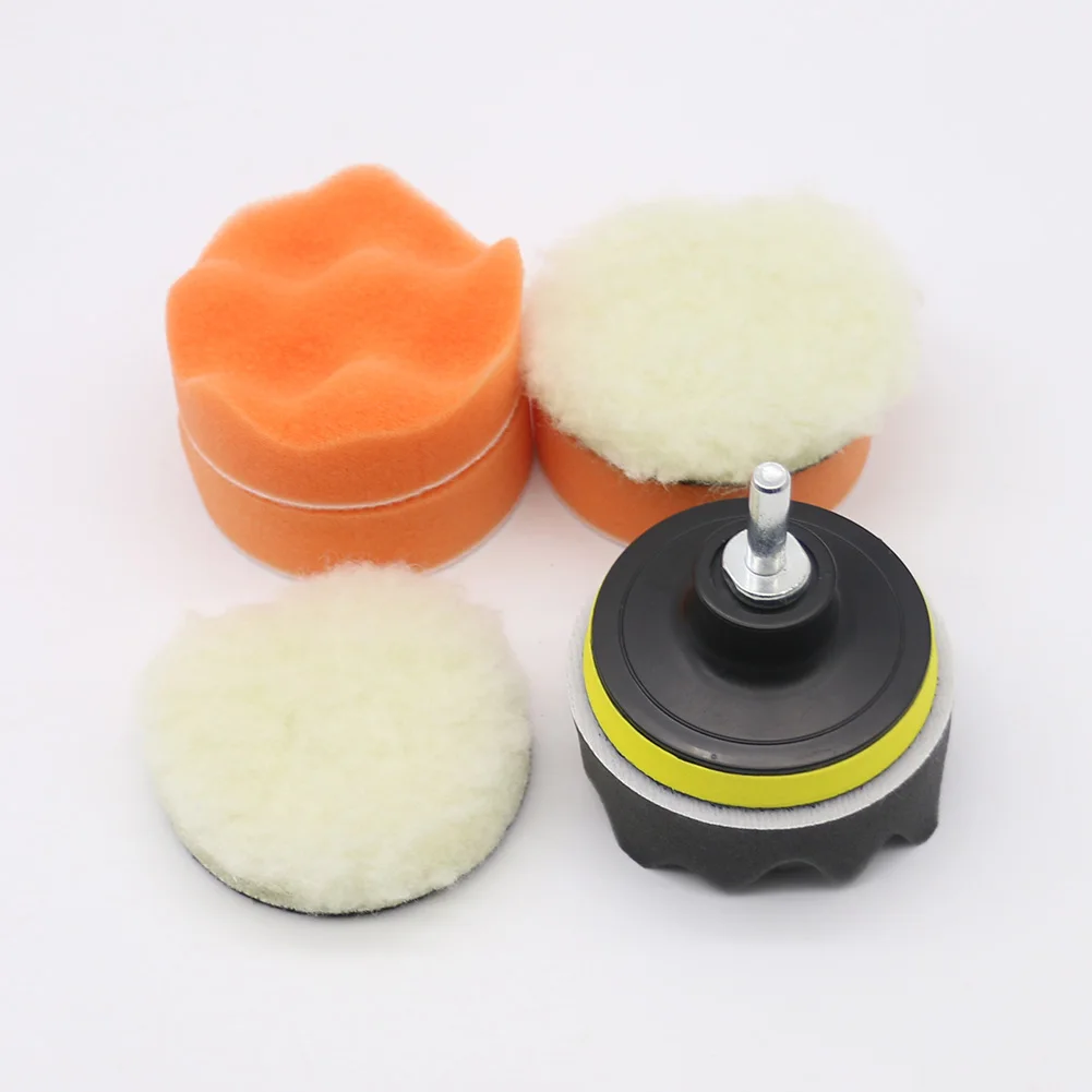 

Pad Polishing Set With Drill Adapter M10 Wool pad Accessories Kit 1 Sets