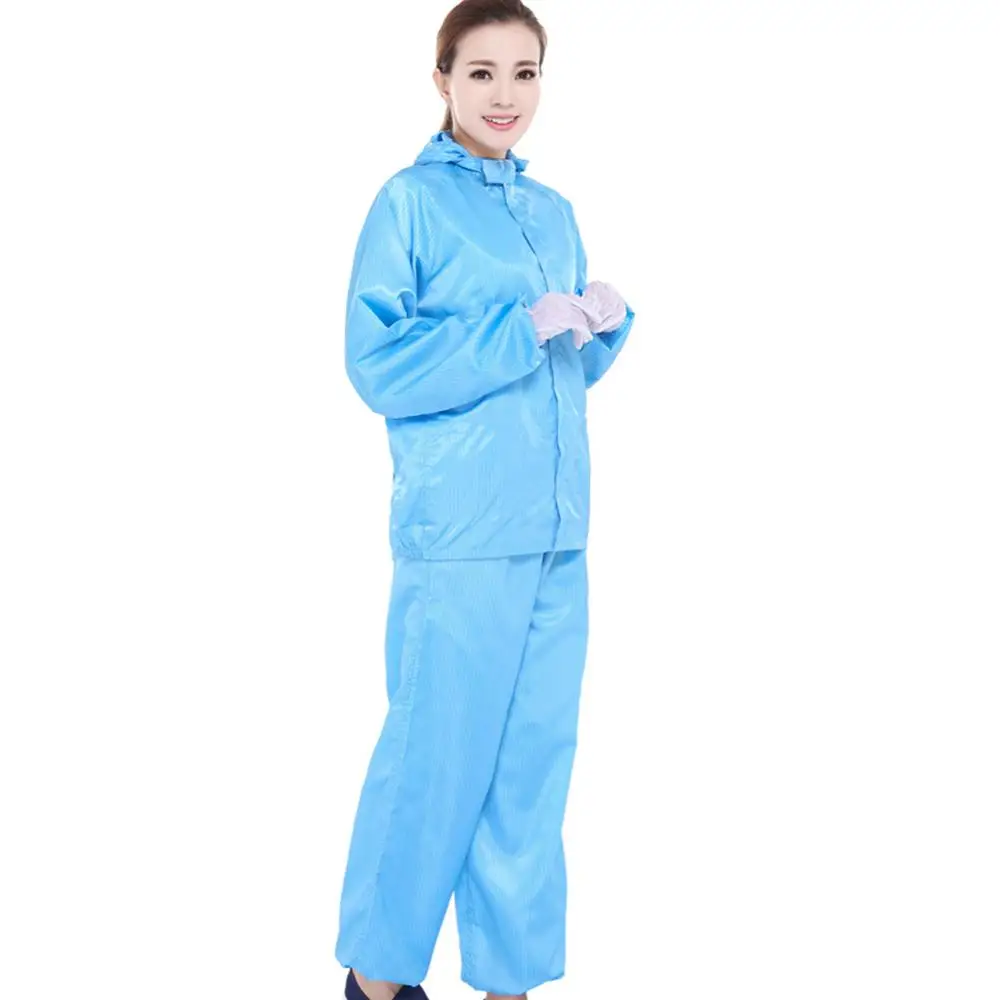 

Chemistry Experiment Hooded Coat Clean Split Isolation Suit Lab Research Dust Free Clean Clothes