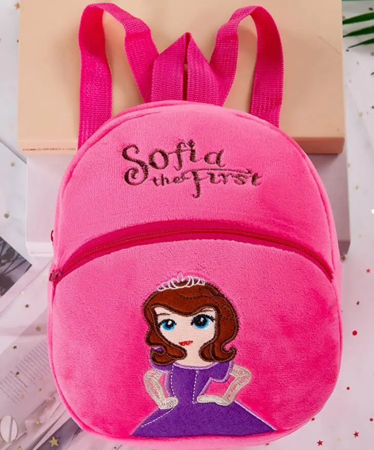 Милый Детский плюшевый рюкзак с героями мультфильмов мягкие школьные ранцы