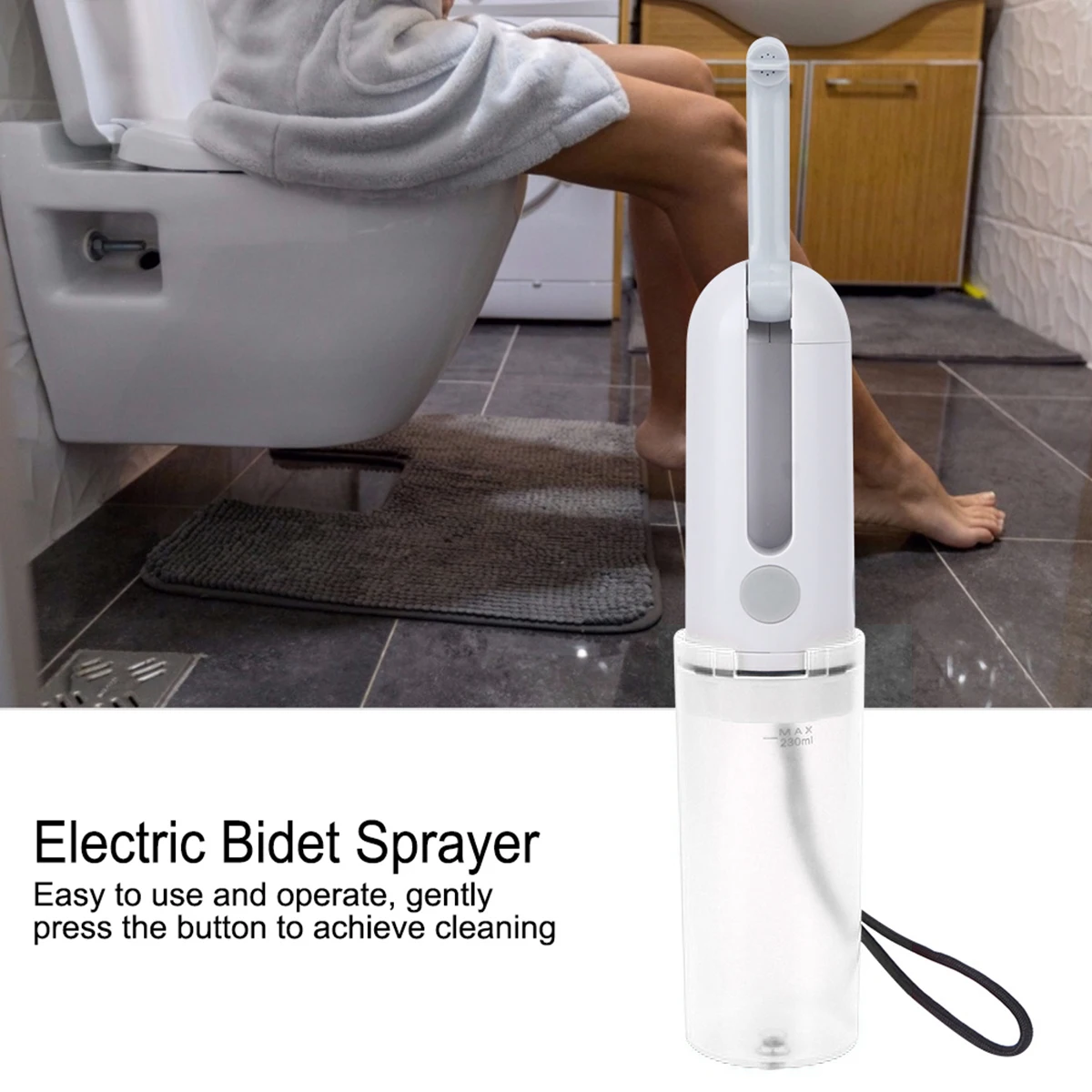 Portable Silicone Bidet Handheld Travel Electric Woman Sprayer new | Дом и сад