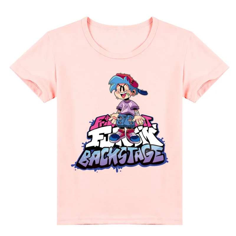 

2-16Y New Game Friday Night Funkin Tshirt Kids Summer Clothes Teenager Boy Tshirts Baby Girl Hip Hop Tops Children Casual Tees