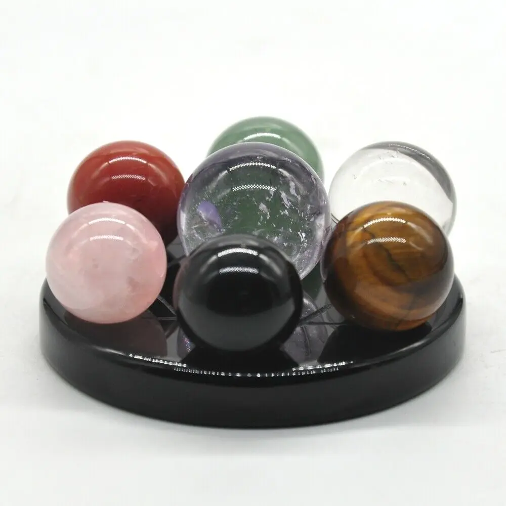 Набор из 7 звездных камней в виде чакр хрустальный шар восстанавливающий войск