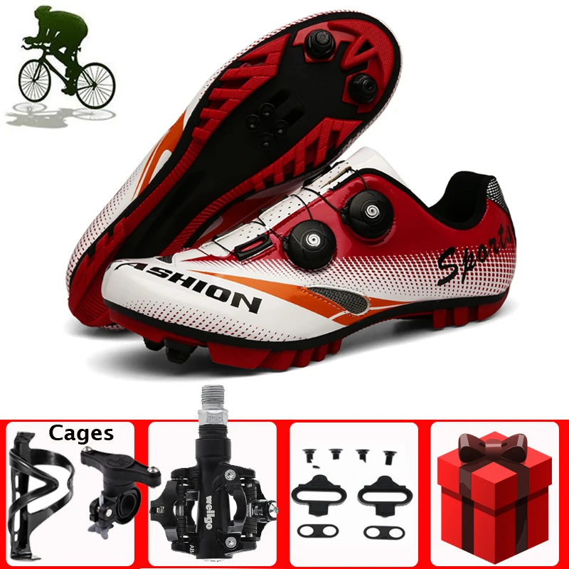 

Mtb Cycling Shoes Sapatilha Ciclismo Men Sneakers Women Mountain Bike Self-Locking Breathable Racing Bicycle Bicicleta Carretera