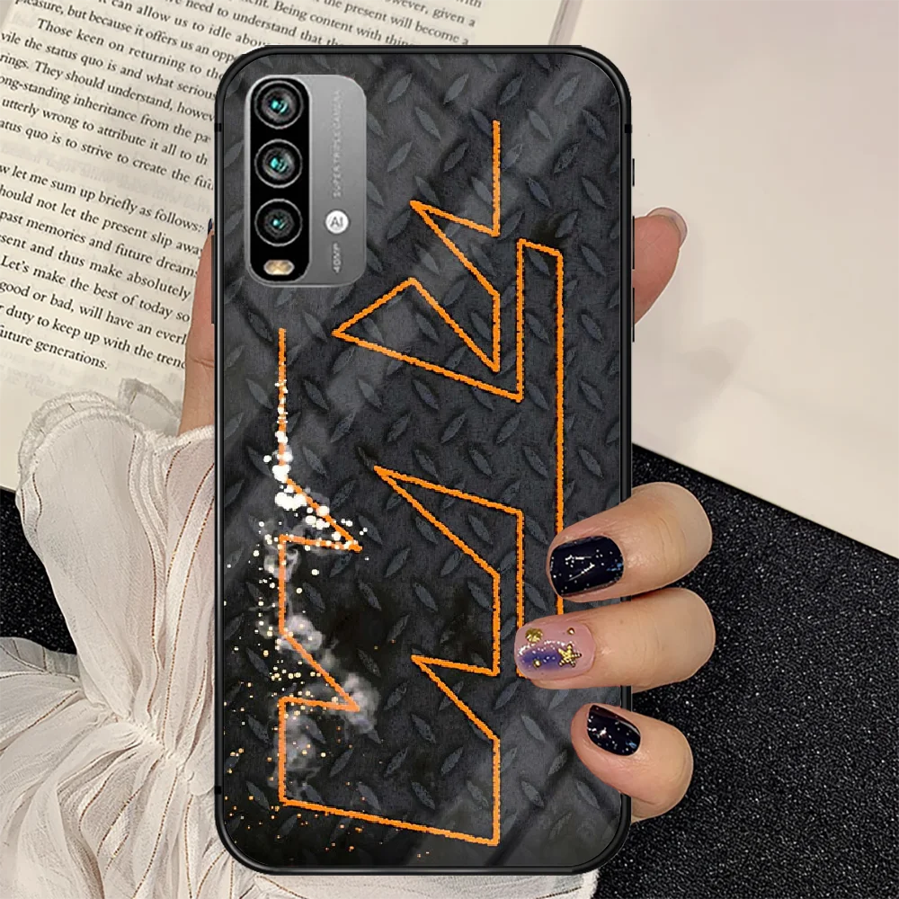 

Moto KTn Phone Tempered Glass Case Cover For Xiaomi Redmi note k 7 8 9 10 30 40 A C T S Pro Fashion Painting Black