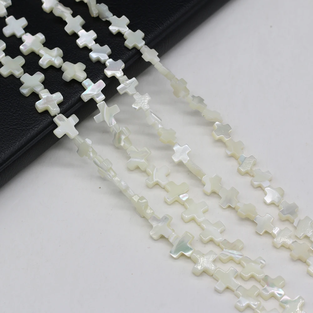 

Бусины из натуральной ракушки, незакрепленные бусины с белым жемчугом из ракушек, Аксессуары для ожерелья, изготовление ювелирных изделий, ...