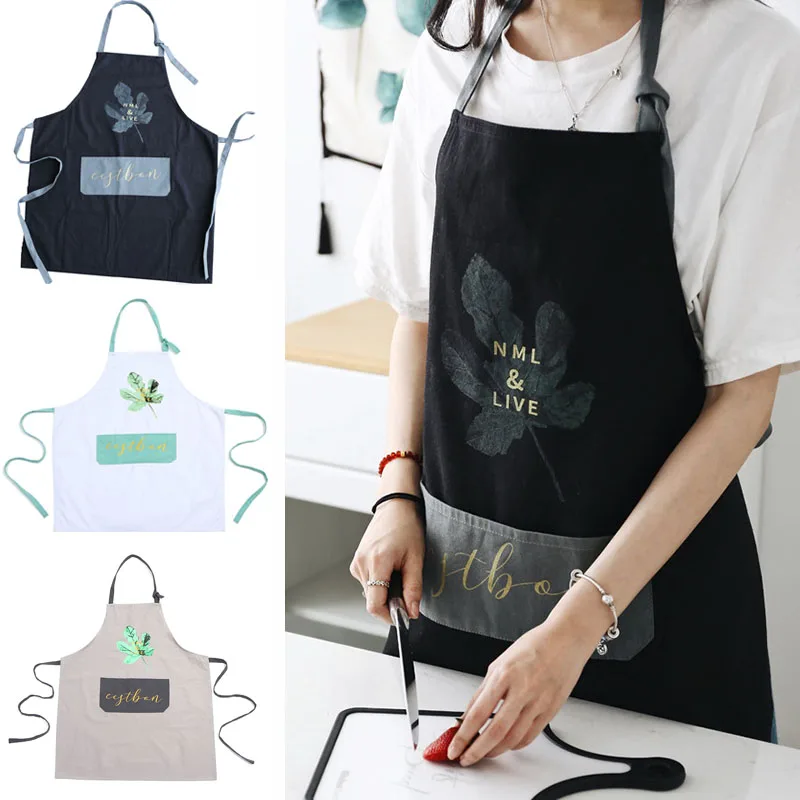 1 шт. европейский стиль длинные женские и мужские хлопковые льняные фартуки для