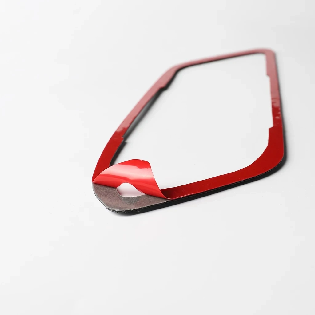 

For BMW 3 Series G20 G28 2019-2020 carbon fiber stickers interior door handle frame cover trim sticker 4PCs car accessories